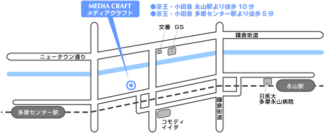 ���f�B�A�N���t�g�̒n�}